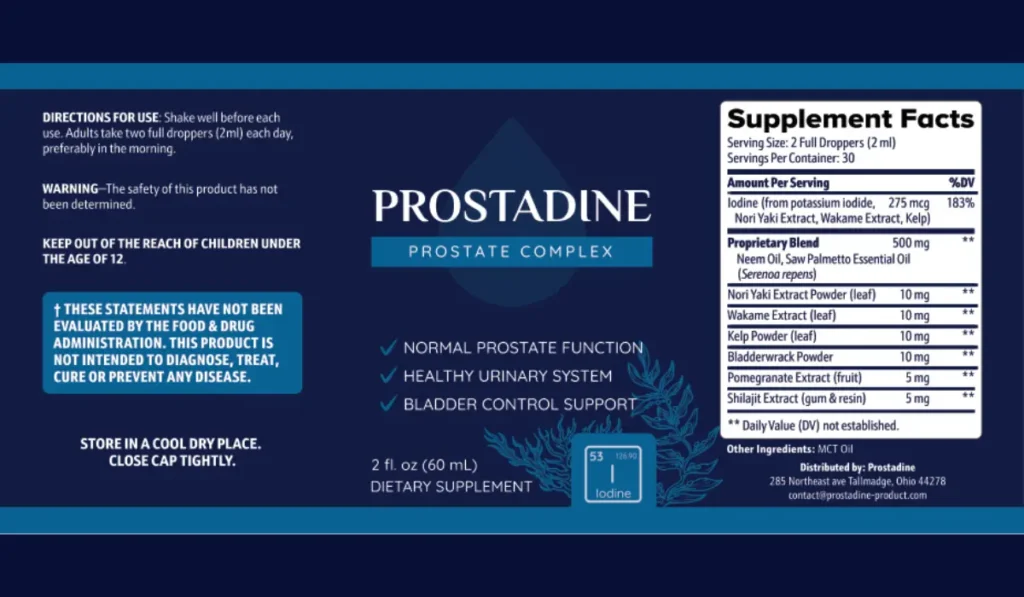 Prostadine Supplement